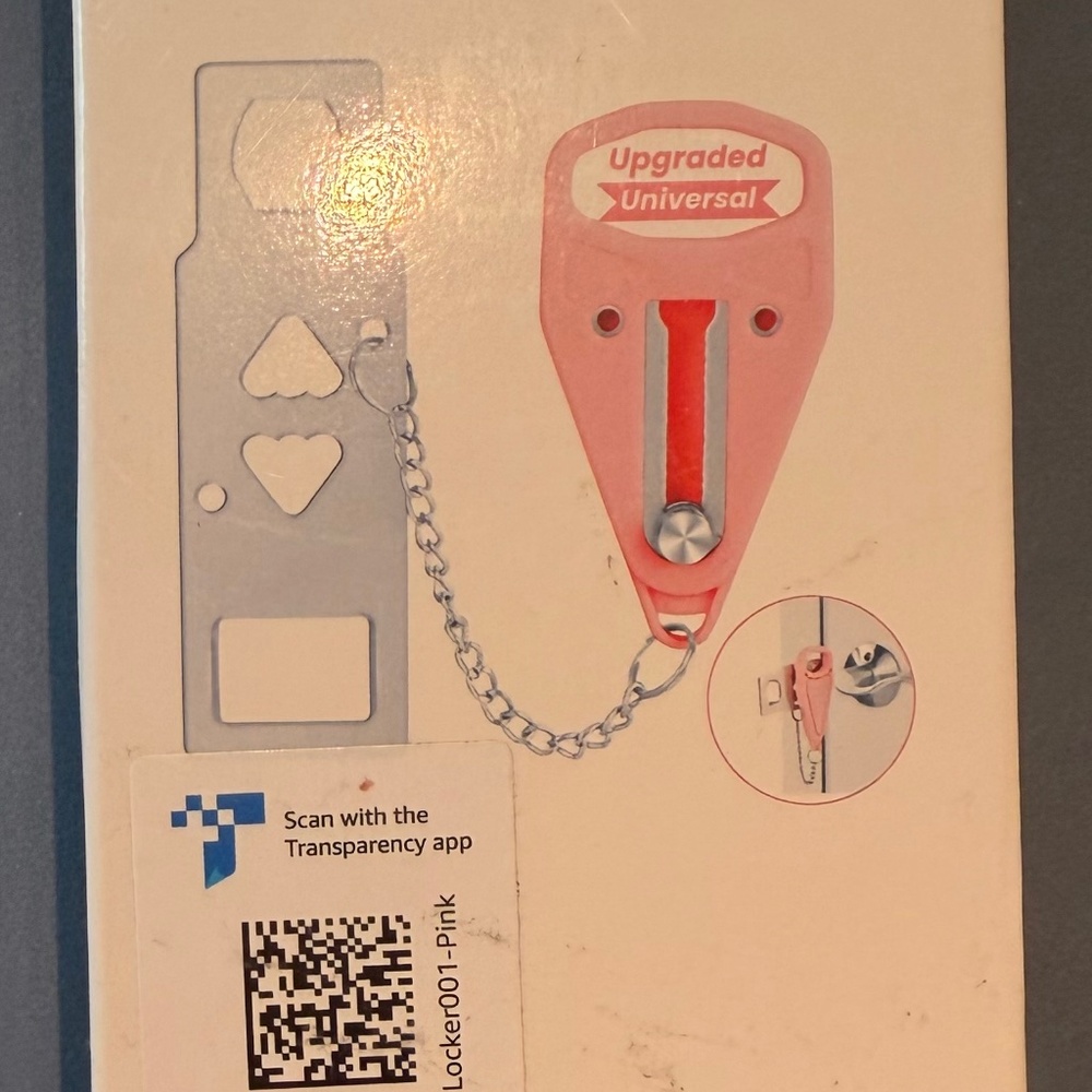 NEW UPGRADED PORTABLE DOOR LOCK ACKANING® Brand new never opened